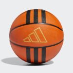 adidas 3-Stripes Rubber X3 Basketball - Orange