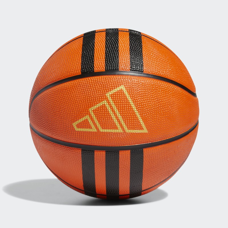 ⁦adidas 3-Stripes Rubber X3 Basketball - Orange⁩ - الصورة ⁦1⁩