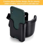 ⁦حامل اكواب وللجوال لعربة الاطفال لعربات الاطفال مع مشبك لتثبيته ودوران 360 درجة مناسب لجميع الأكواب⁩ - الصورة ⁦2⁩