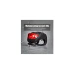 ⁦بكج عدد 2 مصابيح أمامية وخلفية للدراجات الهوائية والنارية مصنوعة من السيليكون ومقاومة للماء تعمل ببطارية مدمجة بداخلها- حجم صغير⁩ - الصورة ⁦2⁩