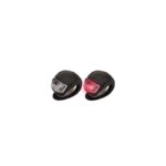 ⁦بكج عدد 2 مصابيح أمامية وخلفية للدراجات الهوائية والنارية مصنوعة من السيليكون ومقاومة للماء تعمل ببطارية مدمجة بداخلها- حجم صغير⁩ - الصورة ⁦4⁩