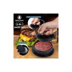 مكبس قالب لحم لصنع الهمبرغر مادة قوية غير لاصقة بحجمين مختلفين من القالب