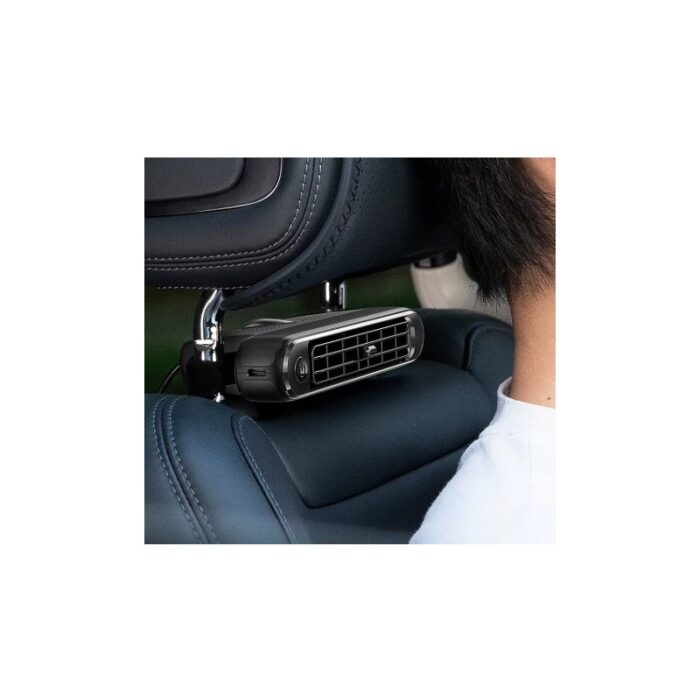 ⁦مروحة تبريد محمولة لمقعد السيارة تعمل بمنفذ USB و3 سرعات قابلة للتعديل للسيارات ومقاعد المكتب⁩ - الصورة ⁦3⁩
