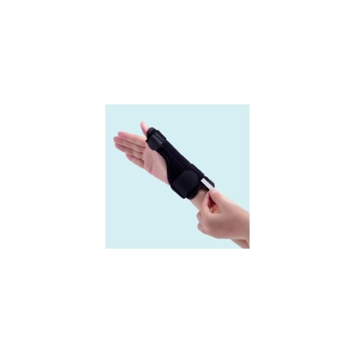 ⁦دعامة جبيرة الإبهام لليد اليمنى واليسرى قابلة للعكس لتثبيت الابهام والمعصم وتخفيف الام التهاب المفاصل والالتواءات⁩ - الصورة ⁦2⁩
