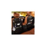 منظم مقعد السيارة الخلفي متعدد الوظائف تخزين أنيق وعالي الجودة للحفاظ على سيارتك مرتبة دائما ضد الخدش والماء لون أسود