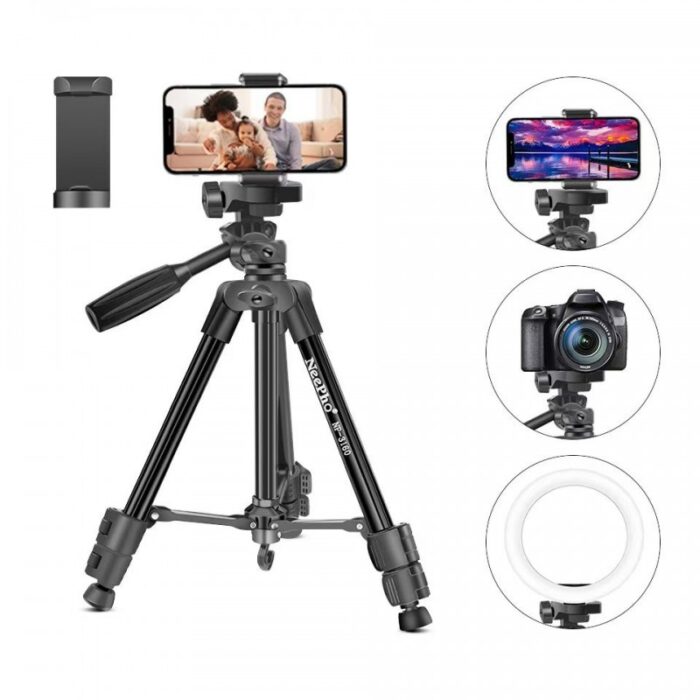 ⁦ستاند حامل NeePho NP3160 ثلاثي القوائم بطول 65 سم ستاند احترافي قابل للتعديل.⁩ - الصورة ⁦2⁩