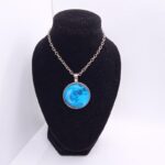 قلادة الفضاء المميزة مع سنسال ستانلس