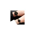 طقم ساعات للأزواج - أسود وذهبي