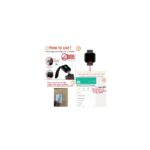 ⁦ساعة رياضية ذكية تعمل باللمس الكامل بحزام سيليكون لمراقبة خطوات المشي والسعرات الحرارية ومعدل ضربات القلب وجودة النوم - لون أسود⁩ - الصورة ⁦2⁩