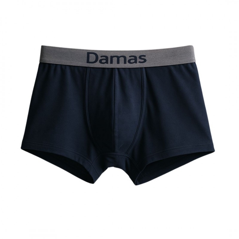 103380631_67f473e97afeb بوكسر قطني من داماس للرجال لون كحلي - الصورة 1