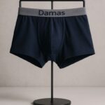 ⁦بوكسر قطني من داماس للرجال لون كحلي⁩ - الصورة ⁦2⁩