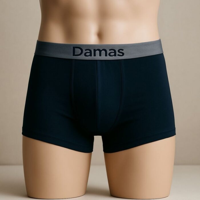 ⁦بوكسر قطني من داماس للرجال لون كحلي⁩ - الصورة ⁦3⁩