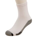 جوارب بتصميم طويل الكاحل (4 أزواج) للرجال لون أبيض