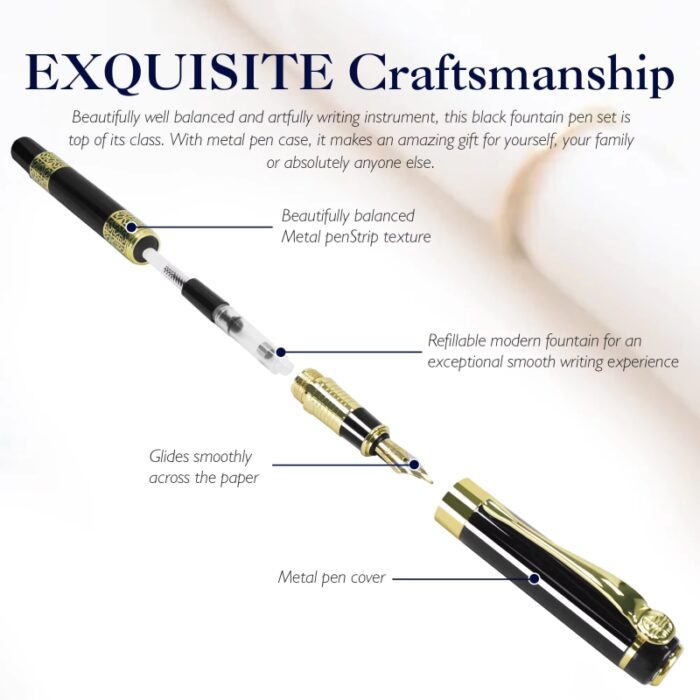 ⁦قلم سائل نمط قديم مع حبر⁩ - الصورة ⁦3⁩