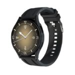 ساعة ذكية دائرية GT1 لون اسود