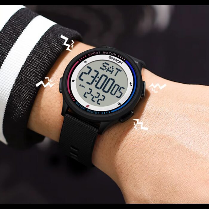 103380785_67fa62731b497 ساعة رقمية دائرية Sanda - الصورة 1