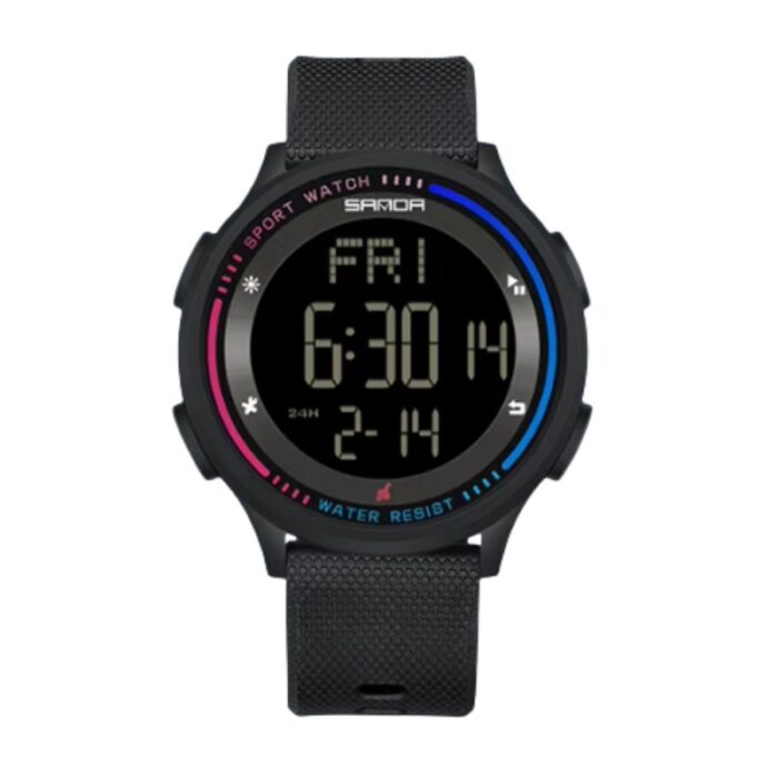 ⁦ساعة رقمية دائرية Sanda⁩ - الصورة ⁦3⁩