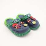 شبشب بتصميم سبايدر كيدز مضيء للأطفال لون كحلي وأخضر