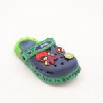 ⁦شبشب بتصميم سبايدر كيدز مضيء للأطفال لون كحلي وأخضر⁩ - الصورة ⁦2⁩