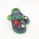 ⁦شبشب بتصميم سبايدر كيدز مضيء للأطفال لون كحلي وأخضر⁩ - الصورة ⁦4⁩