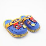 شبشب بتصميم سبايدر كيدز مضيء للأطفال لون أزرق وأصفر