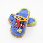 ⁦شبشب بتصميم سبايدر كيدز مضيء للأطفال لون أزرق وأصفر⁩ - الصورة ⁦3⁩