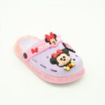 شبشب بناتي بتصميم ميني ماوس مضيء للأطفال لون بنفسجي