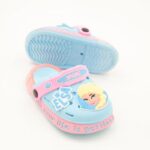 ⁦شبشب بناتي بتصميم السا مضيء للأطفال لون أزرق وزهري⁩ - الصورة ⁦3⁩