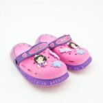 شبشب بناتي بتصميم صوفيا مضيء للأطفال لون زهري وبنفسجي