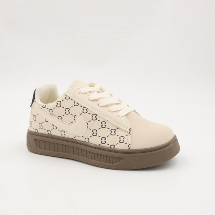 103380852_67fa62fed29f9 بوت سبورت بناتي لون بيج وكاكي - الصورة 1