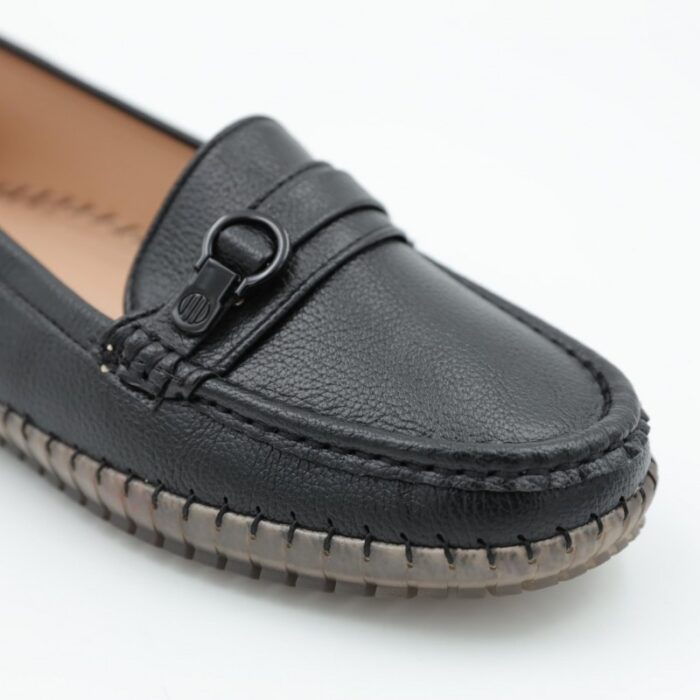 ⁦حذاء باليه للنساء لون أسود⁩ - الصورة ⁦2⁩