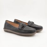 ⁦حذاء باليه للنساء لون أسود⁩ - الصورة ⁦3⁩