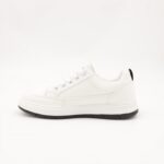 حذاء سبورت للأطفال لون أبيض وأسود