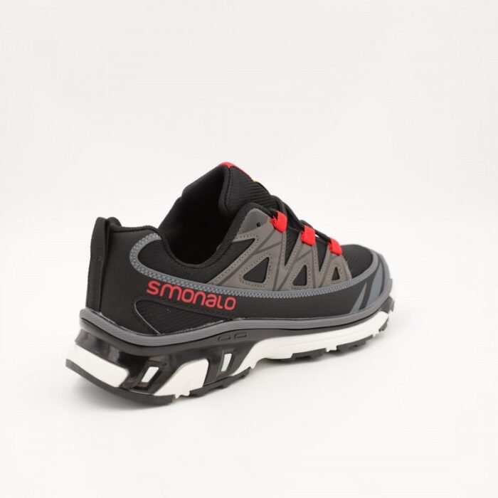 ⁦حذاء سبورت محير لون أسود وأحمر⁩ - الصورة ⁦2⁩