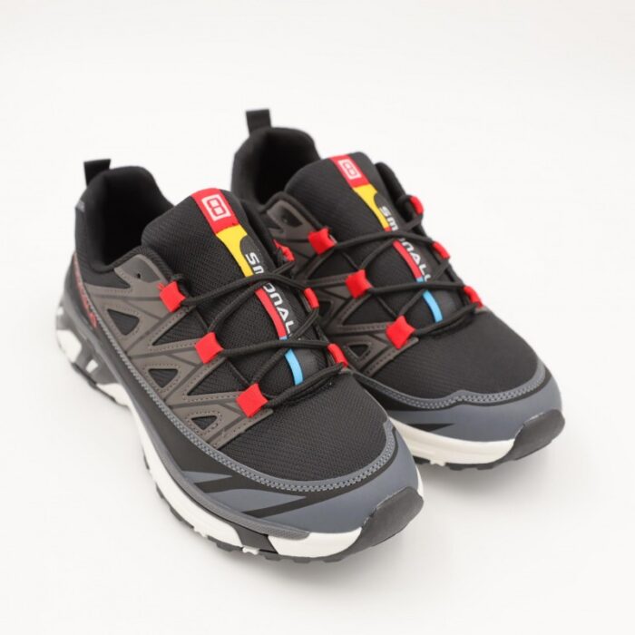 ⁦حذاء سبورت محير لون أسود وأحمر⁩ - الصورة ⁦5⁩