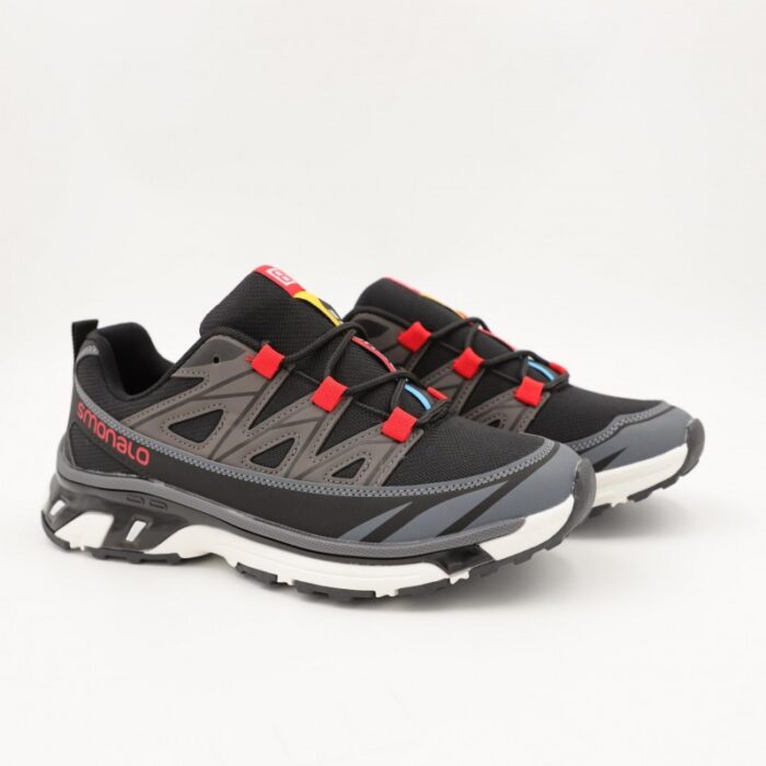 ⁦حذاء سبورت محير لون أسود وأحمر⁩ - الصورة ⁦10⁩