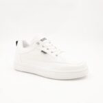 حذاء سبورت للأطفال لون أبيض وأسود