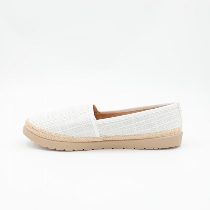 ⁦حذاء زحاف للنساء لون أبيض⁩ - الصورة ⁦4⁩