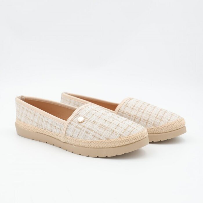 ⁦حذاء زحاف للنساء لون بيج⁩ - الصورة ⁦5⁩