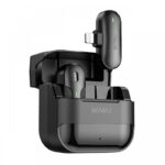 ⁦مايكروفون لاسلكي لأجهزة الآيفون مع علبة شحن وتقنية عزل الصوت ماركة wiwu⁩ - الصورة ⁦2⁩