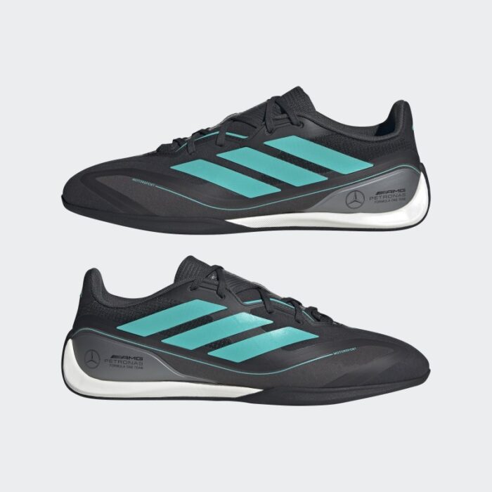 ⁦adidas FEROZA MERCEDES AMG PETRONAS F1 TEAM SHOES - Black⁩ - الصورة ⁦10⁩