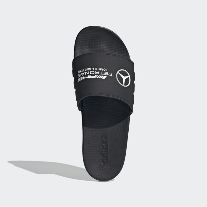 ⁦adidas MERCEDES - AMG PETRONAS FORMULA ONE TEAM ADILETTE COMFORT SLIDES - Black⁩ - الصورة ⁦3⁩
