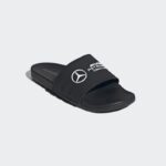 ⁦adidas MERCEDES - AMG PETRONAS FORMULA ONE TEAM ADILETTE COMFORT SLIDES - Black⁩ - الصورة ⁦6⁩