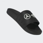 ⁦adidas MERCEDES - AMG PETRONAS FORMULA ONE TEAM ADILETTE COMFORT SLIDES - Black⁩ - الصورة ⁦16⁩