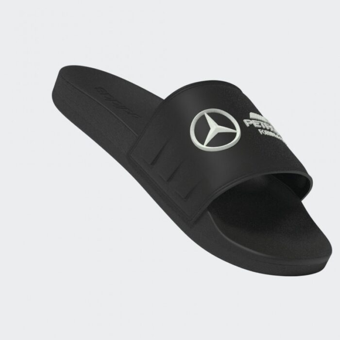 ⁦adidas MERCEDES - AMG PETRONAS FORMULA ONE TEAM ADILETTE COMFORT SLIDES - Black⁩ - الصورة ⁦16⁩