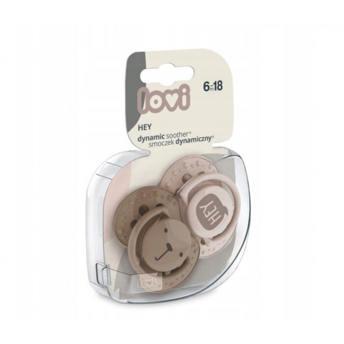 103380927_67ff5ccd70307 لهاية سيليكون عدد 2 لون بيج وزهري لعمر 6 - 18 شهر - الصورة 1