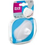 واقيات حلمات سيليكون قطعتين حجم M / L