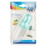 ⁦مصاصة طعام سيليكون للأطفال لون أزرق⁩ - الصورة ⁦2⁩