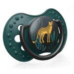 لهاية سيليكون عدد 2 لون أصفر و أخضر لعمر 3 - 6 أشهر