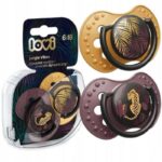 لهاية سيليكون عدد 2 لون برتقالي ونهدي لعمر 6 - 18 شهر